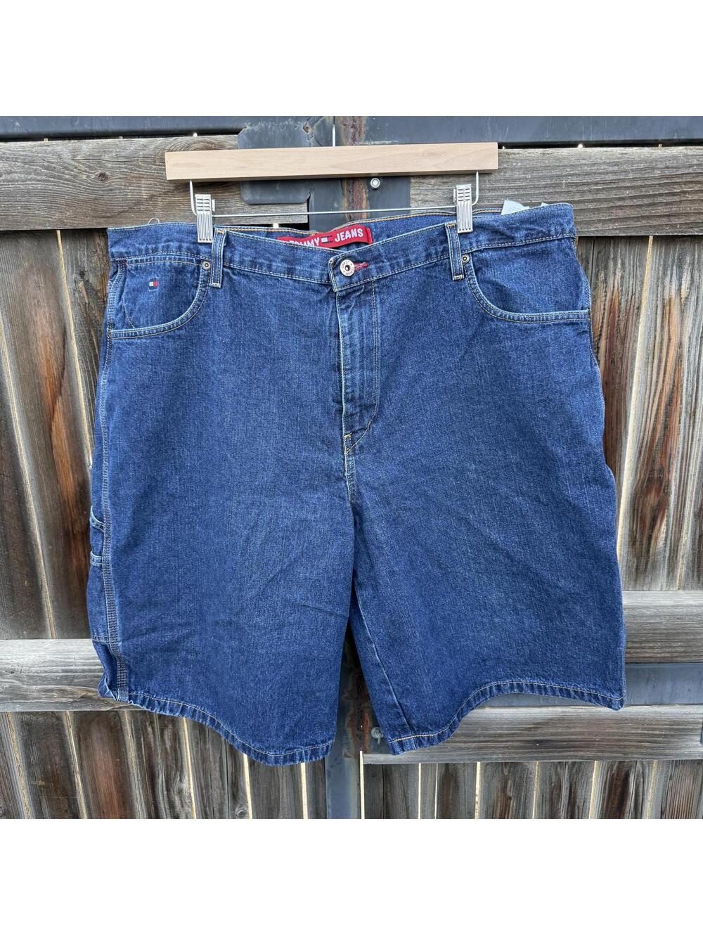 Y2K Baggy Tommy Hilfiger Denim Jean Shorts Men's Size 42 Waist